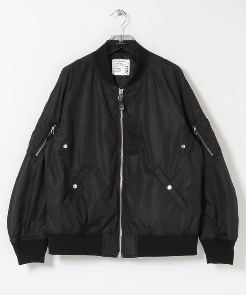URBAN RESEARCH（アーバンリサーチ）の「phenix　ULTRALIGHT MOD MA-1 JACKET（MA-1・メンズ・KHAKI/BLACK・3/4）」の6枚目の写真