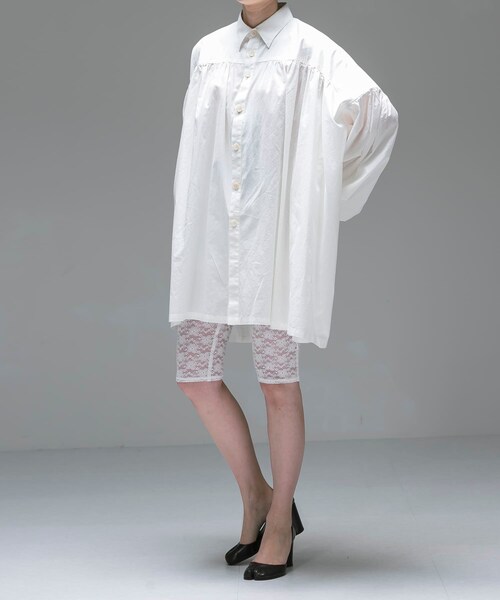 URBAN RESEARCH（アーバンリサーチ）の「ambiguous　Lace Half Leggings（レギンス/スパッツ・レディース・BLACK/WHITE・FREE）」の15枚目の写真