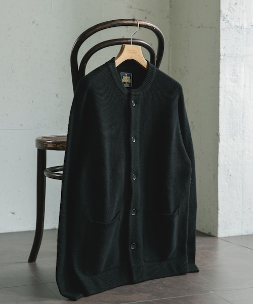 URBAN RESEARCH DOORS(アーバンリサーチドアーズ)の「ハミルトンウールガーターカーディガン(カーディガン/ボレロ・メンズ・GRAY/DARK RED/BLACK・M/L/XL)」の1枚目の写真