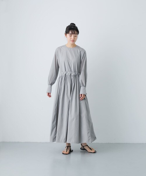 かぐれ（カグレ）の「COSMIC WONDER　Suvin cotton farmer dress（ワンピース・レディース・Ashvioletj/Black・1）」の12枚目の写真