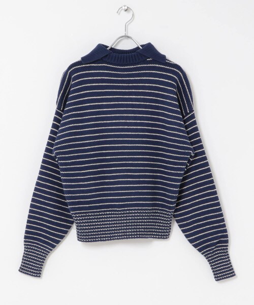 URBAN RESEARCH DOORS（アーバンリサーチドアーズ）の「L.L.Bean JAPAN EDITION　SAILOR SWEATER（ニット/セーター・レディース・IVORY/NAVY/RED・M）」の2枚目の写真