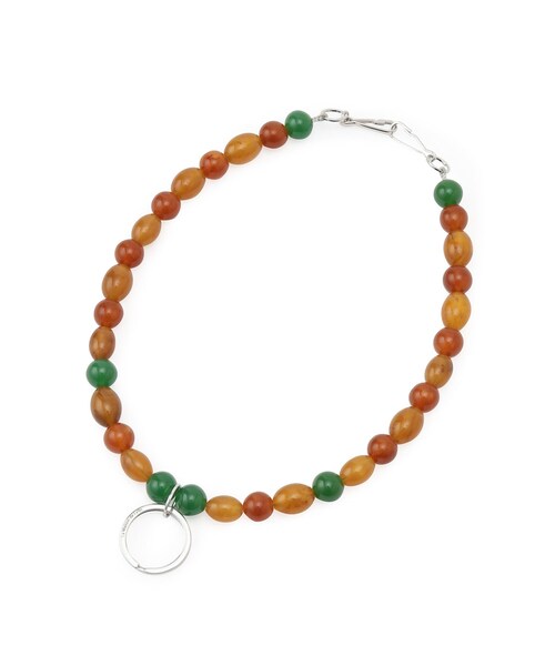 ADAM ET ROPE'（アダムエロペ）の「【La Maison de Lyllis（メゾンドリリス）】HATKEEPER（ネックレス・レディース・ホワイト系/ブラウン系/キャメル・F）」の15枚目の写真