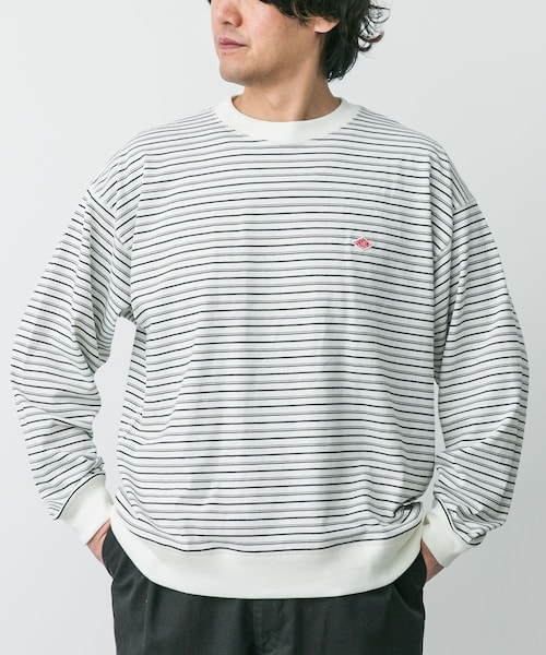 URBAN RESEARCH DOORS(アーバンリサーチドアーズ)の「DANTON SWEAT T-SHIRTS(Tシャツ/カットソー・メンズ・ECRU/BLK/BLK/DK.GRY・L/XL)」の3枚目の写真