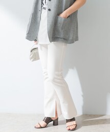 URBAN RESEARCH ROSSO | 『UR TECH ひやサラクール』F by ROSSO　スリットフレアパンツ(その他パンツ)