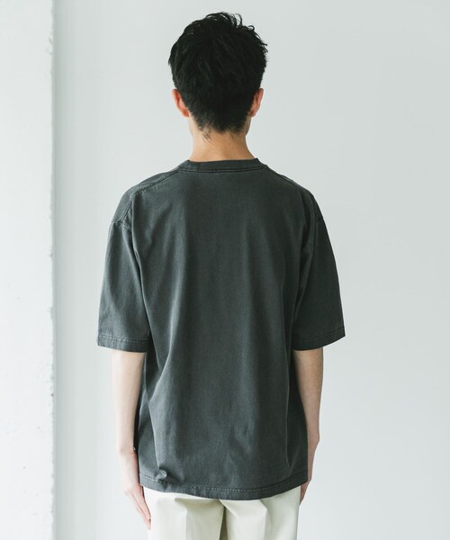 URBAN RESEARCH DOORS（アーバンリサーチドアーズ）の「ピグメントダイ半袖Tシャツ（Tシャツ/カットソー・メンズ・BLUE/L.GRAY/BURGUNDY/INK BLACK・M/L/XL）」の17枚目の写真