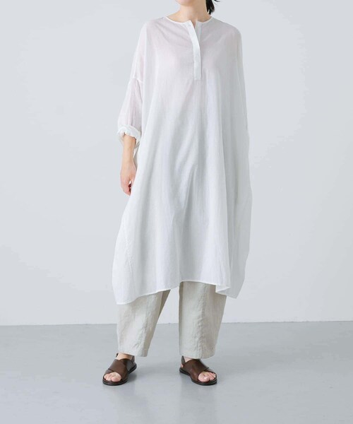 かぐれ（カグレ）の「ボイルチュニックプルオーバー（チュニック・レディース・OFF/GREGE/BLACK・FREE）」の14枚目の写真