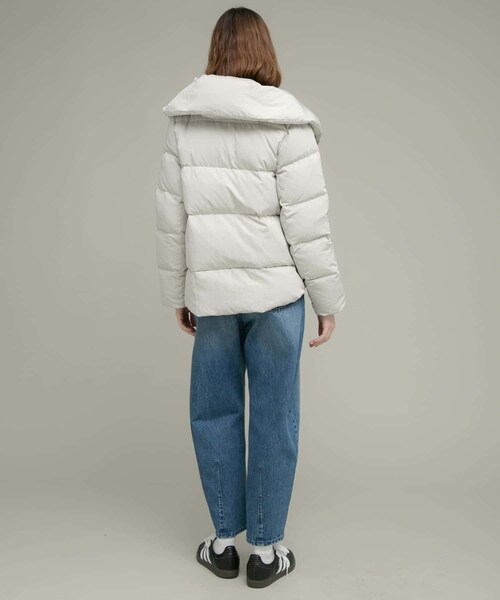 URBAN RESEARCH Sonny Label（アーバンリサーチサニーレーベル）の「『WEB限定』撥水ショールカラーミディコート（その他アウター・レディース・ブラック/ネイビー/ライトグレー・FREE）」の20枚目の写真