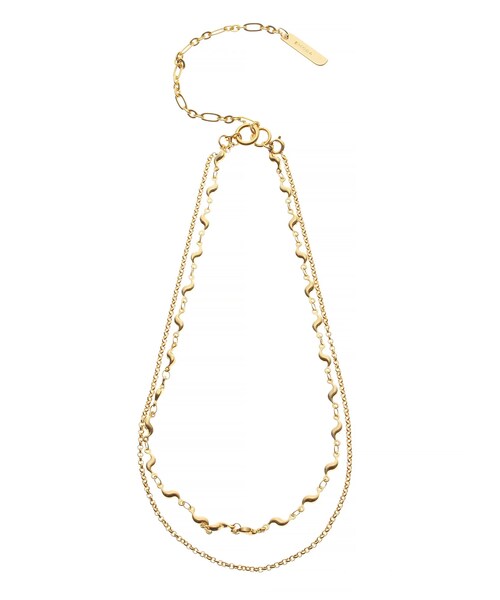 EMODA（エモダ）の「ミックスチェーンネックレス（ネックレス・レディース・シルバー/ゴールド・F）」の4枚目の写真