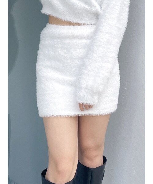 GYDA（ジェイダ）の「シャギータイトスカートライクショートパンツ【SETUP着用可】（スカート・レディース・ブラック/オフホワイト/ベージュ/アイボリー・F）」の16枚目の写真