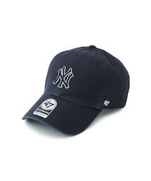 【Sporty&Rich(スポーティー アンド リッチ)】Yankees Serif Outline Hat