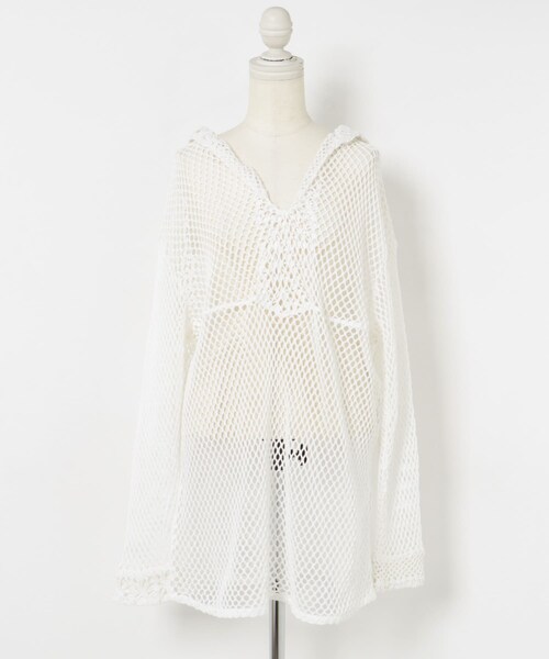 THE GOODLAND MARKET（ザグッドランドマーケット）の「77circa　make antique lace sailor top（その他トップス・レディース・white1/white2/black1/black2・one）」の2枚目の写真