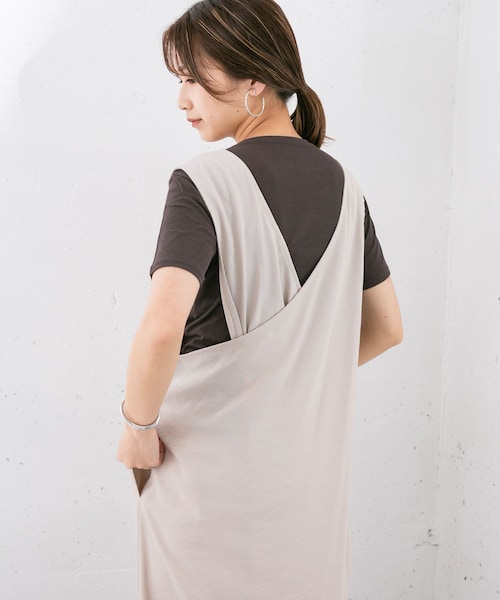 KBF(ケイビーエフ)の「コンパクトベーシックTシャツ(Tシャツ/カットソー・レディース・BLUE/IVORY/ORANGE/D.BROWN・one)」の2枚目の写真