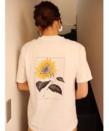 MURUA | 【MURUA×山代エンナ】サンフラワーTシャツ(Tシャツ/カットソー)