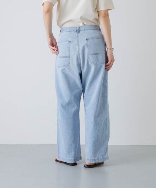 かぐれ(カグレ)の「ordinary fits BELL PANTS(デニムパンツ・レディース・BLEACH・28/30)」の9枚目の写真