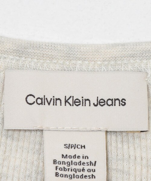 URBAN RESEARCH（アーバンリサーチ）の「Calvin Klein　W.SL MONOGRAM PATCH WAFFLE RACER TANK（タンクトップ・メンズ・P4P GREY・S/M）」の7枚目の写真