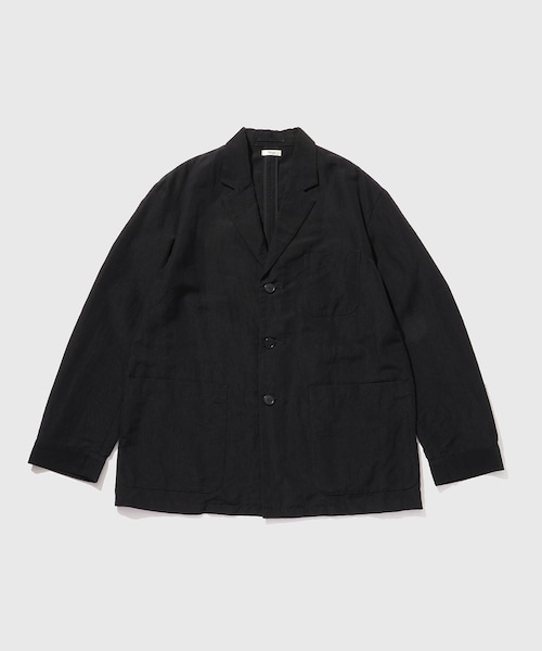 ADAM ET ROPE'(アダムエロペ)の「【Allege./アレッジ】Linen Jacket(その他アウター・メンズ・ブラック・4)」の1枚目の写真