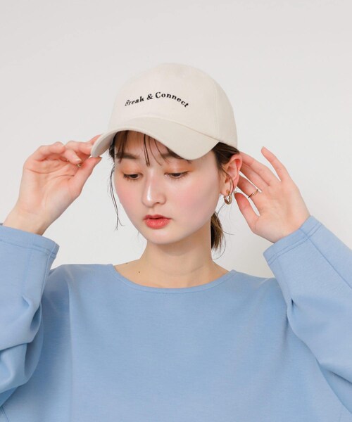 SENSE OF PLACE by URBAN RESEARCH（センスオブプレイスバイアーバンリサーチ）の「ロゴキャップ（キャップ・レディース・NAVY/IVORY・one）」の8枚目の写真