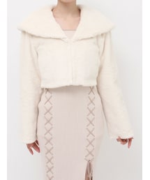 RESEXXY | フラッフィービッグカラーブルゾン(ブルゾン)