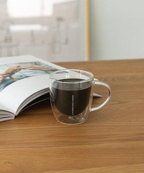 URBAN RESEARCH DOORS（アーバンリサーチドアーズ）の「DOORS LIVING PRODUCTS　ダブルウォールグラスマグ（キッチンツール・メンズ・クリア・one）」の9枚目の写真