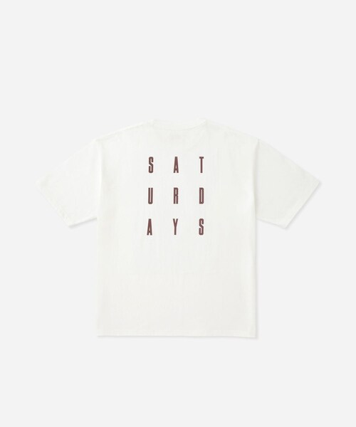 Saturdays NYC（サタデーズ ニューヨークシティ ）の「SATURDAYS Arrangement SS T-Shirt（Tシャツ/カットソー・レディース・ブラック/ホワイト/ブルー・L/M/S/XL）」の2枚目の写真