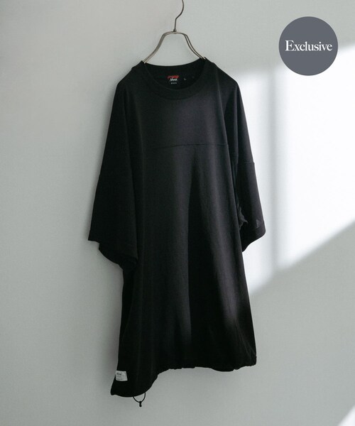 EKAL(エカル)の「『別注』NANGA×EKAL CAVET-SHIRTS(Tシャツ/カットソー・メンズ・グレー杢/ブラック・M/L)」の15枚目の写真