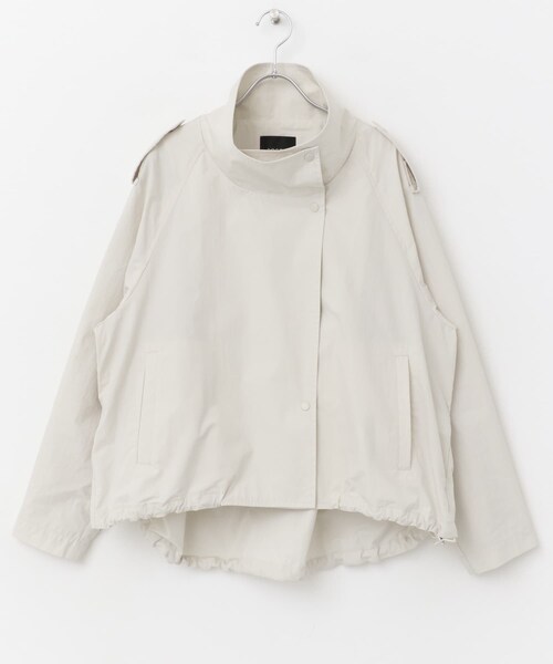URBAN RESEARCH ROSSO（アーバンリサーチロッソ）の「『撥水』スタンドカラーショートブルゾン（ブルゾン・レディース・darknavy/ivory・FREE）」の17枚目の写真