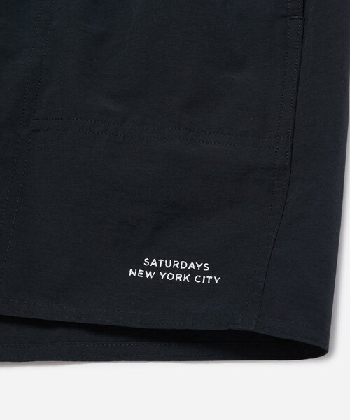 Saturdays NYC(サタデーズ ニューヨークシティ )の「TALLEY SWIM SHORT(水着・メンズ・ブラック・L/M/S/XS/XL)」の11枚目の写真