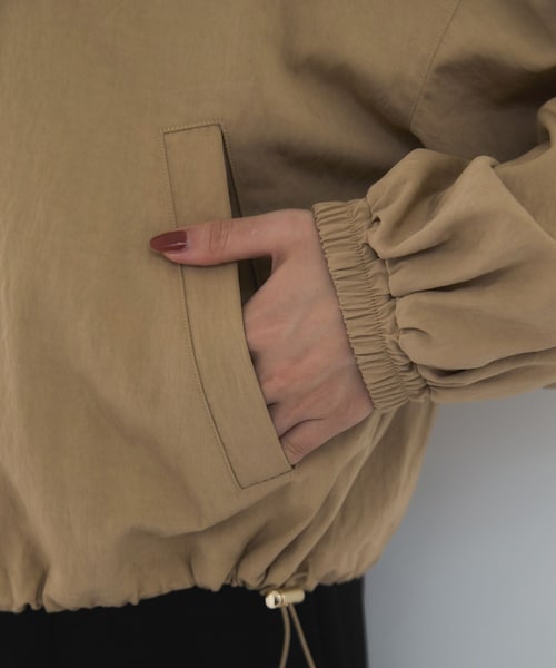 VIS(ビス)の「【POLO BCS】VIS別注スタンドネックバルーンブルゾン/WEB限定(ブルゾン・レディース・ブラック/ベージュ・F)」の20枚目の写真