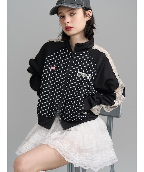 jouetie（ジュエティ）の「【LONSDALE×jouetie】トラックジャケット（その他トップス・レディース・グレー/ブラック/ネイビー・M）」の4枚目の写真