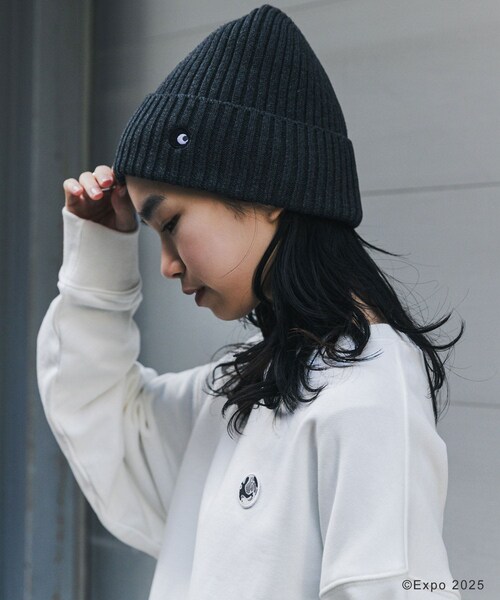 THE GOODLAND MARKET（ザグッドランドマーケット）の「EXPO2025 KNIT CAP（ニットキャップ/ビーニー・メンズ・BLK/GRY・One）」の3枚目の写真