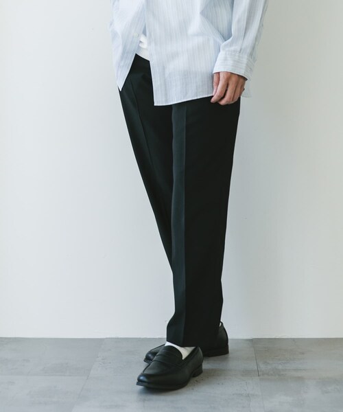 URBAN RESEARCH DOORS（アーバンリサーチドアーズ）の「『UR TECH DRYLUXE』『イージーケア/速乾/UVカット』テーパードパンツ（その他パンツ・メンズ・NAVY/CHALK/BLUE GREEN/BLACK・S/M/L/XL）」の15枚目の写真