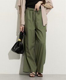 nissen | 麻調ワイドパンツ(その他パンツ)