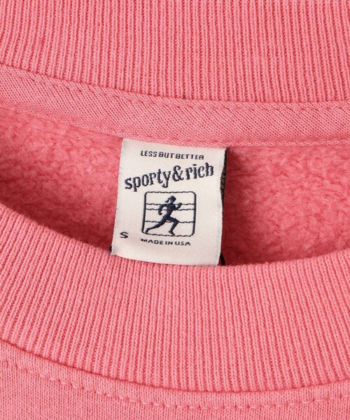 ROPE'(ロペ)の「【Sporty&Rich(スポーティー アンド リッチ)】WIMBLEDON CREWNECK|スウェット(スウェット・レディース・レッド・M/S)」の11枚目の写真