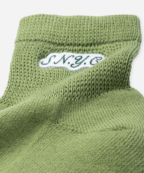 Saturdays NYC（サタデーズ ニューヨークシティ ）の「S.NYC Quarter Socks（ソックス/靴下・レディース・ブラック/ホワイト/キミドリ・F）」の17枚目の写真