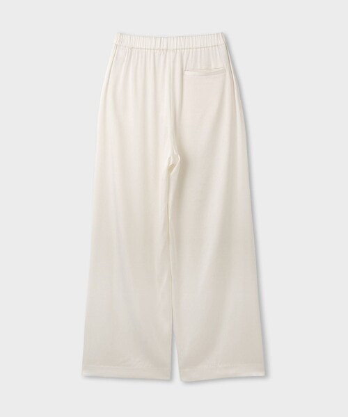 ROPE'(ロペ)の「GWIL SILK SATIN PANTS|シルクサテンパンツ(チノパンツ・レディース・ホワイト・F)」の3枚目の写真