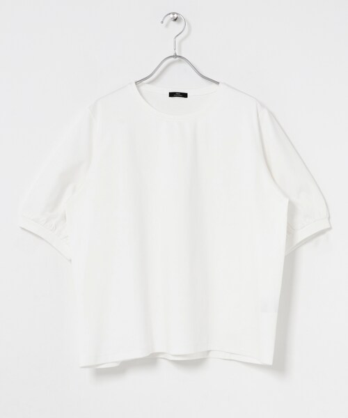 ITEMS URBANRESEARCH(アイテムズ アーバンリサーチ)の「袖デザインカットソー(Tシャツ/カットソー・レディース・WHT/BLK/BRN/L/BLU・Free)」の5枚目の写真
