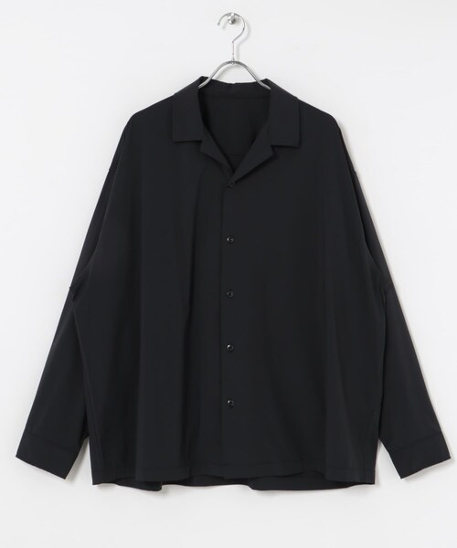 URBAN RESEARCH（アーバンリサーチ）の「dDdDdDd　NYLON STRETCH LONG-SLEEVE SHIRTS（シャツ/ブラウス・メンズ・BROWN/BLACK/NAVY/CHARCOAL・S/M/L/XL/XXL）」の9枚目の写真