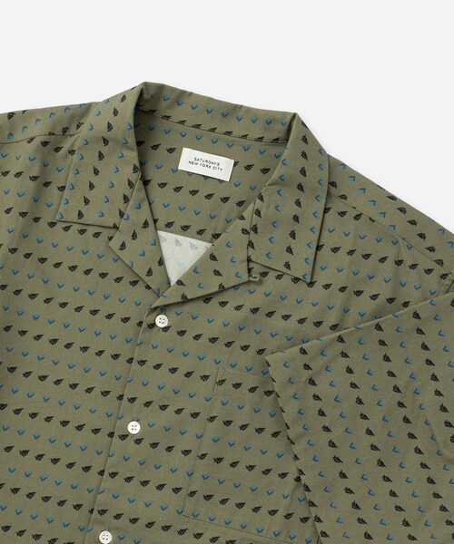 Saturdays NYC(サタデーズ ニューヨークシティ )の「Canty Sailboat SS Shirt(シャツ/ブラウス・レディース・ベージュ/ネイビー・L/M/S/XL)」の12枚目の写真