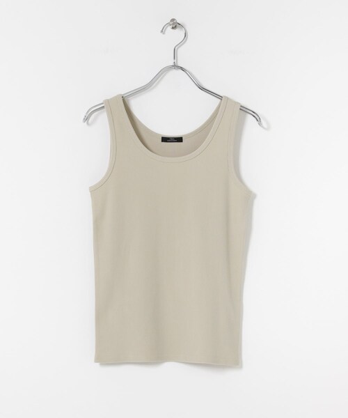 ITEMS URBANRESEARCH（アイテムズ アーバンリサーチ）の「ribタンクトップ（タンクトップ・レディース・BLK/OFF/CML/BEG・Free）」の10枚目の写真