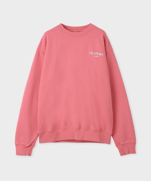 ROPE'(ロペ)の「【Sporty&Rich(スポーティー アンド リッチ)】WIMBLEDON CREWNECK|スウェット(スウェット・レディース・レッド・M/S)」の2枚目の写真