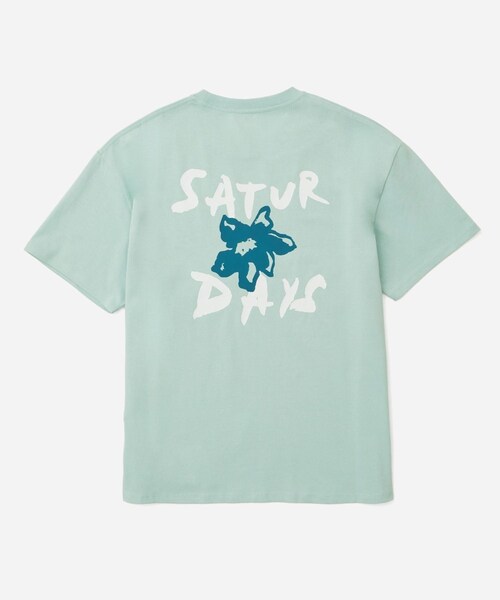 Saturdays NYC（サタデーズ ニューヨークシティ ）の「FLOWER RELAXED SS TEE（Tシャツ/カットソー・レディース・ブラック/オフホワイト/サックス・L/M/S/XL）」の14枚目の写真