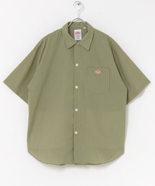 URBAN RESEARCH DOORS(アーバンリサーチドアーズ)の「DANTON SHORT SLEEVE SHIRTS(シャツ/ブラウス・メンズ・GRN×YLW/BLU×WHT・40/42/44)」の4枚目の写真