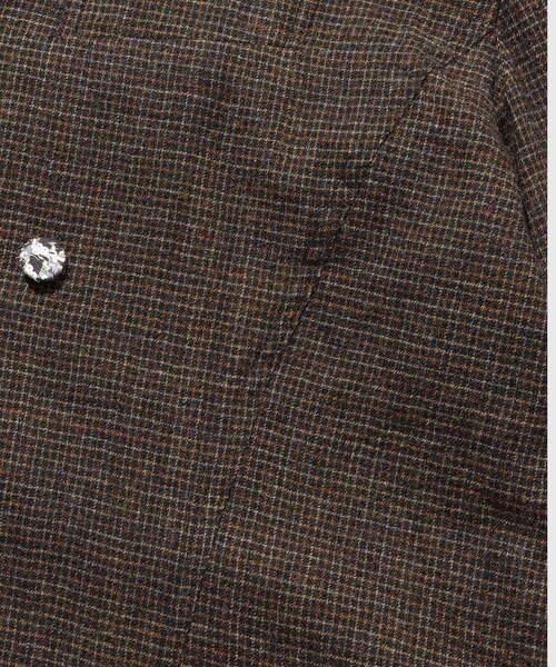 ADAM ET ROPE'(アダムエロペ)の「【BLACKBIRD/ブラックバード】double breasted directors jacket - check -(その他アウター・メンズ・ダークブラウン・1/2)」の11枚目の写真