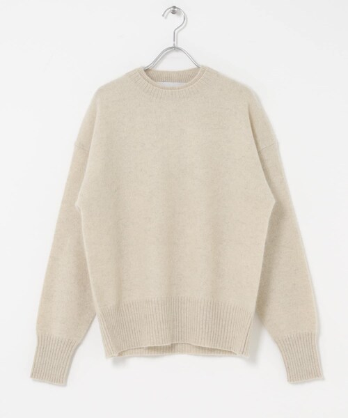 かぐれ（カグレ）の「TICCA　ヤククルーネックプルオーバー（ニット/セーター・レディース・ivory/light blue/grey・FREE）」の17枚目の写真