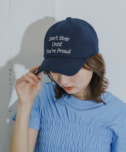 SENSE OF PLACE by URBAN RESEARCH（センスオブプレイスバイアーバンリサーチ）の「ロゴキャップ（キャップ・レディース・NAVY/IVORY・one）」の2枚目の写真