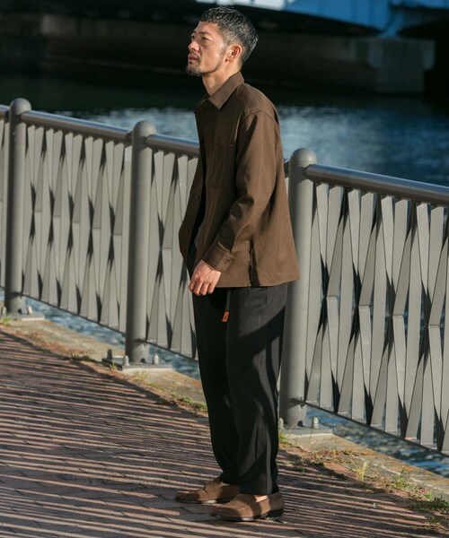 URBAN RESEARCH ROSSO（アーバンリサーチロッソ）の「『別注』Gramicci　ウォッシャブルウォームワンタックパンツ（その他パンツ・メンズ・BLACK/CHARCOAL/BROWN・S/M/L/XL）」の8枚目の写真