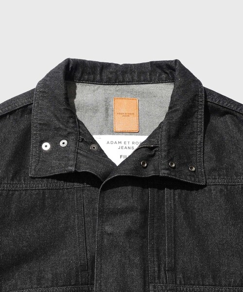 ADAM ET ROPE'(アダムエロペ)の「13oz デニムボマーブルゾン / ADAM ET ROPE' JEANS(ブルゾン・メンズ・ブラック系/ネイビー・L/M)」の15枚目の写真