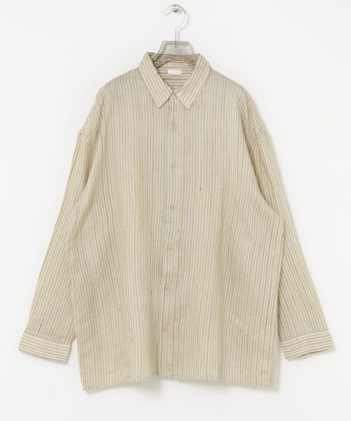 URBAN RESEARCH(アーバンリサーチ)の「SEEALL REGULAR COLLAR SHIRTS(シャツ/ブラウス・レディース・N STRIPE・44)」の2枚目の写真