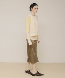 LAATO | mix knit vest(ベスト)