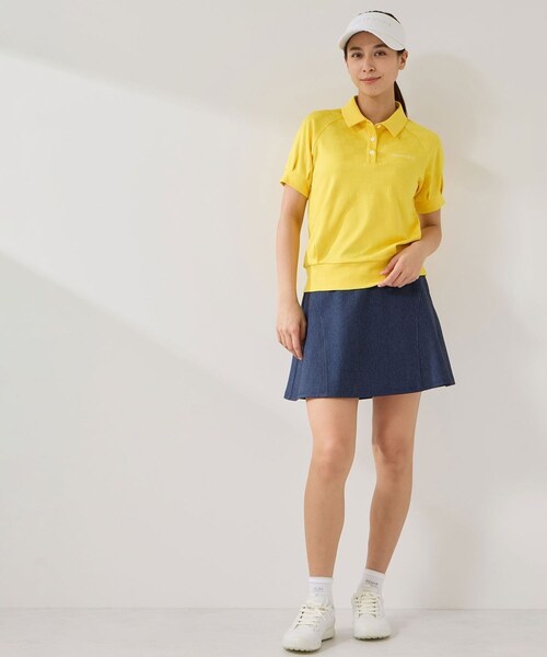ROPE'(ロペ)の「ライトデニム風フレアスカート/UV・接触冷感(スカート・レディース・ブラック/ネイビー/サックス・L/M/S)」の22枚目の写真